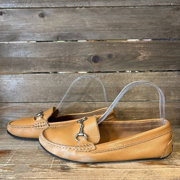 Womens Mercanti Fiorentini 3456 Tan Casual Driving‎ Loafers Shoes Size 6.5 B GUC - Picture 2 of 7
